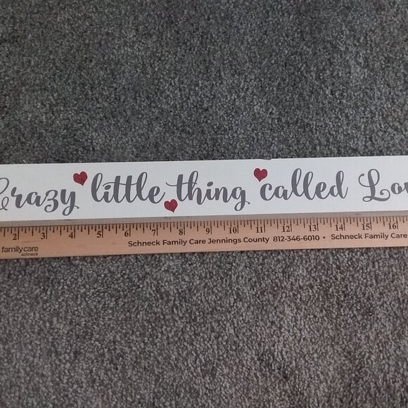 Crazy little thing called love sign - Picture 2 of 5